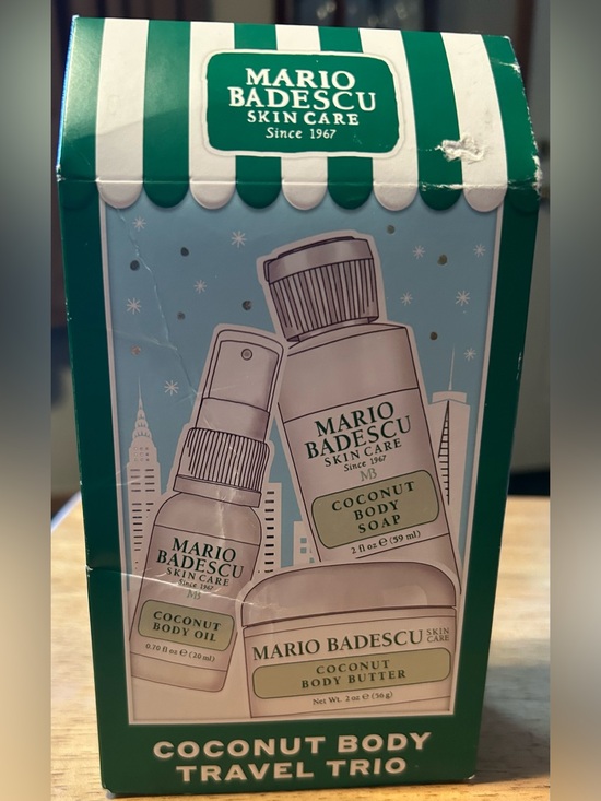 Mario Badescu Other - Mario Badescu Coconut Body Travel Trio - Green and White Packaging
